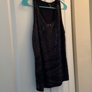 Black Sequin Cami top